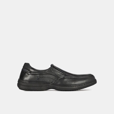 Hush Puppies Black Slip On Formal Shoes For Men